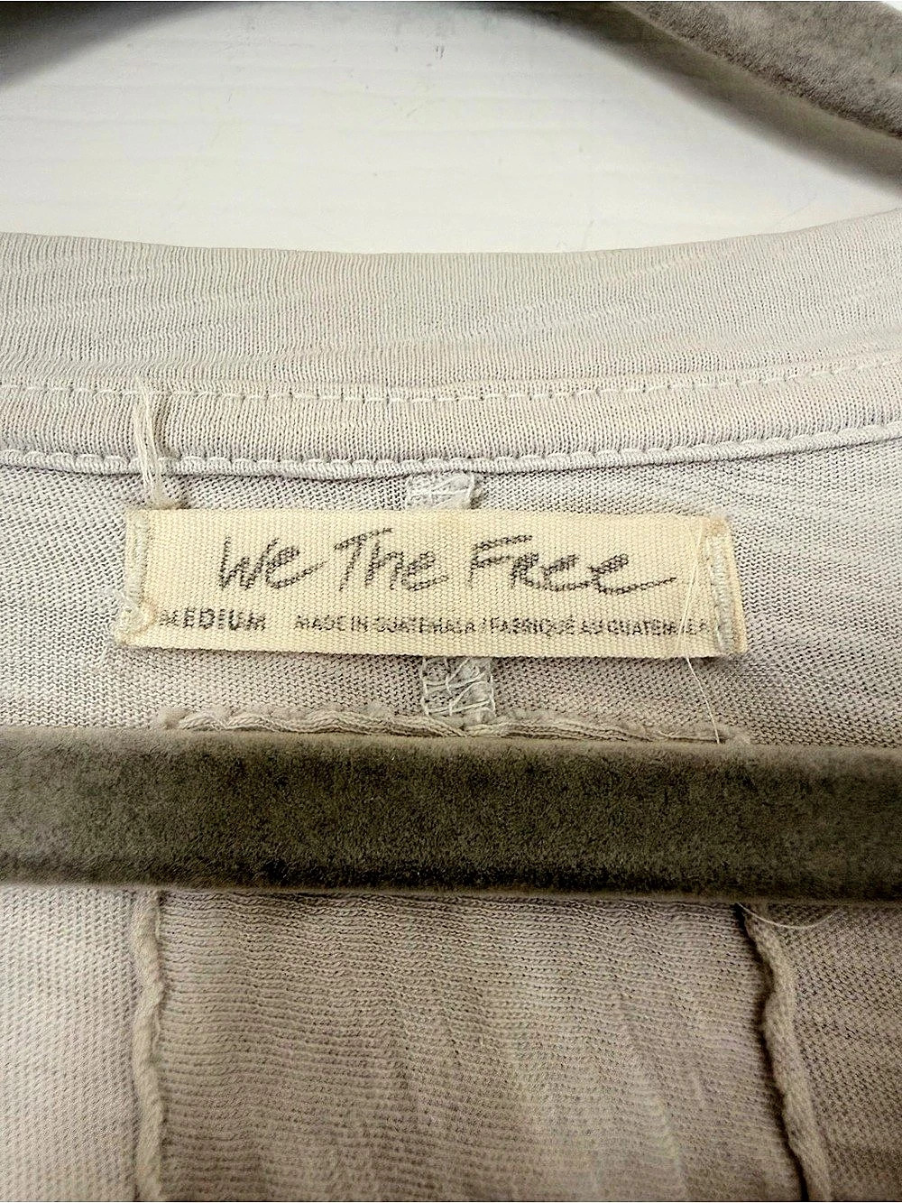 We The Free Long Sleeve Tunic in Gray Size Medium - Picture 3 of 3